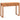 Birou cu 2 sertare, 100x40x75 cm, lemn de tec
