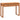 Birou cu 2 sertare, 100x40x75 cm, lemn de tec