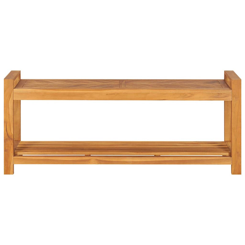 Bancă, 120 cm, lemn masiv de tec