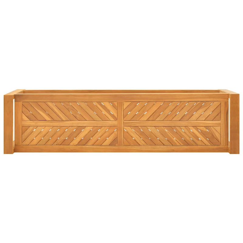 Bancă, 120 cm, lemn masiv de tec