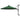 Umbrelă de soare montată pe perete cu LED-uri, verde, 300 cm