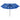 Umbrelă de soare de grădină cu LED-uri, albastru azuriu, 400 cm