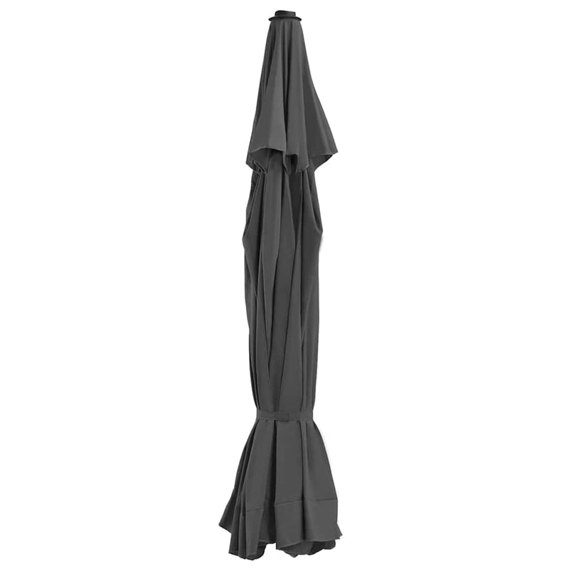 Pânză de schimb umbrelă de soare de exterior, antracit, 515 cm