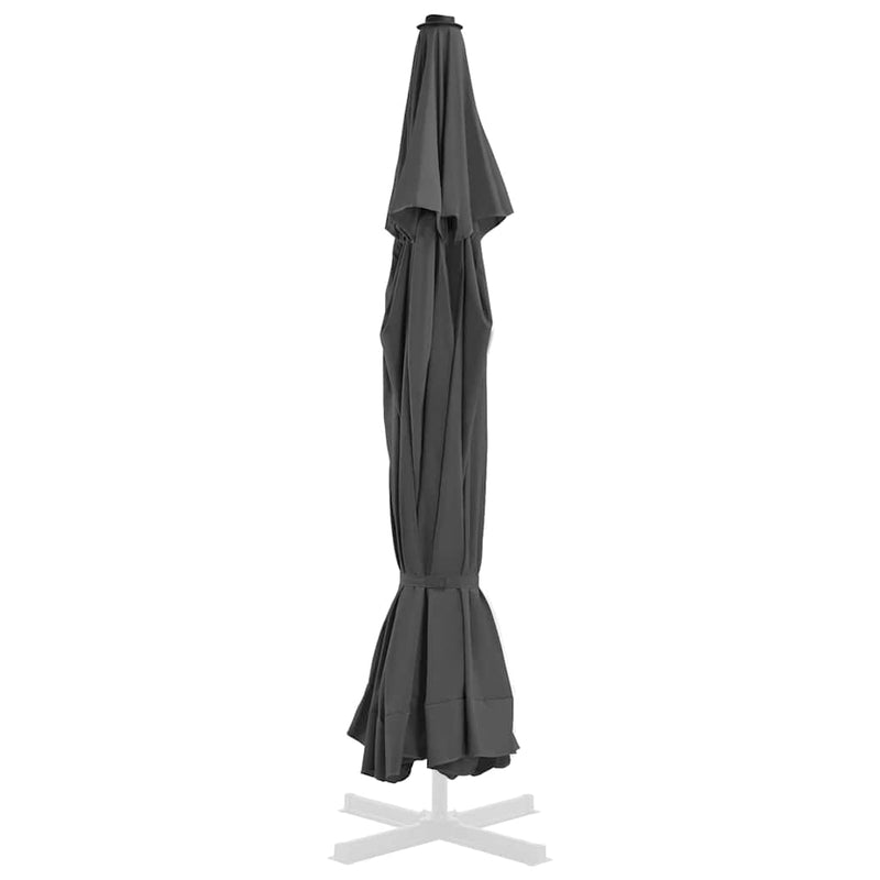 Pânză de schimb umbrelă de soare de exterior, antracit, 515 cm