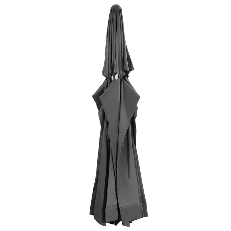 Pânză de schimb umbrelă de soare de grădină, antracit, 610 cm