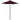 Umbrelă de soare cu lumini LED, roșu bordo, 200x211cm, aluminiu
