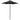 Umbrelă de soare cu lumini LED, negru, 200x211 cm, aluminiu