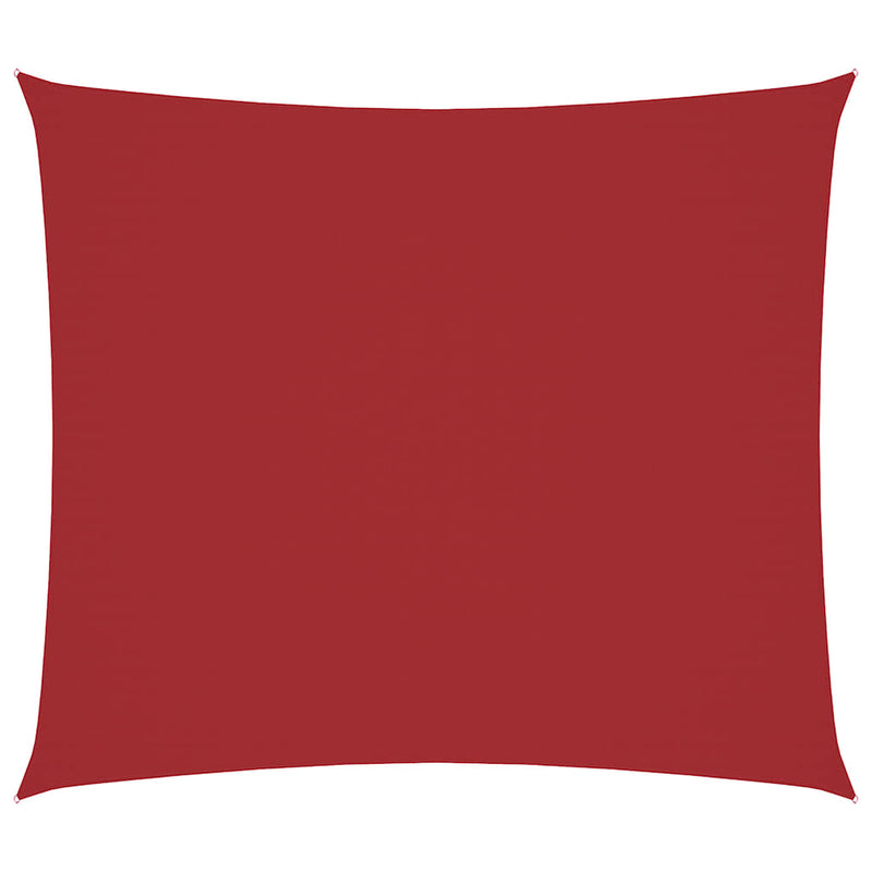 Pânză parasolar, roșu, 2,5x3 m, țesătură oxford, dreptunghiular