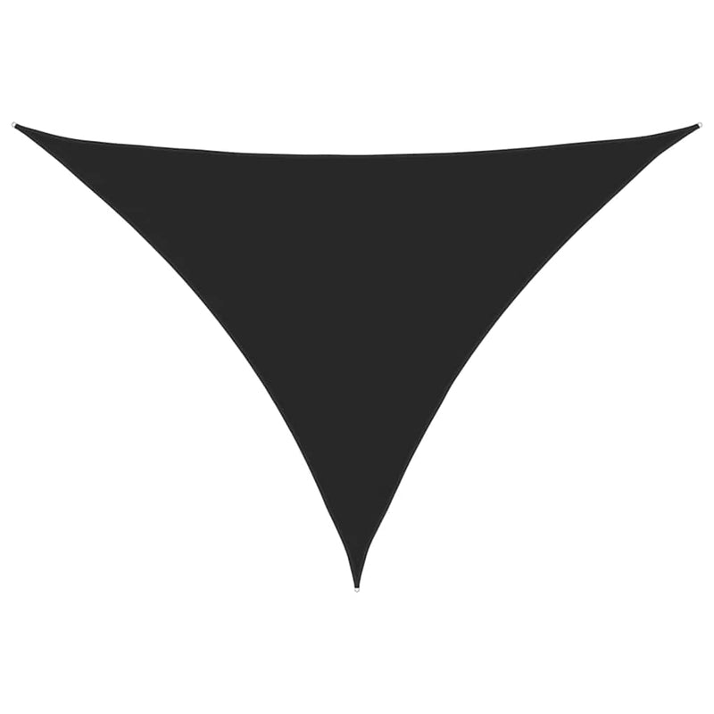 Parasolar, negru, 4x4x5,8 m, țesătură oxford, triunghiular