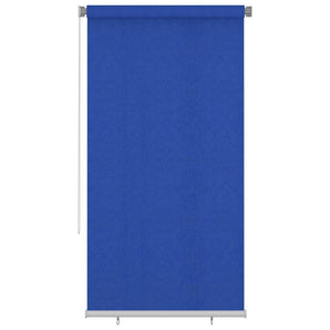 Jaluzea rulantă de exterior 125 (l) x 230 (î) cm, albastru, HDPE