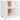 Dulap inferior “Lyon”, alb, 60 x 46 x 81,5 cm, lemn prelucrat