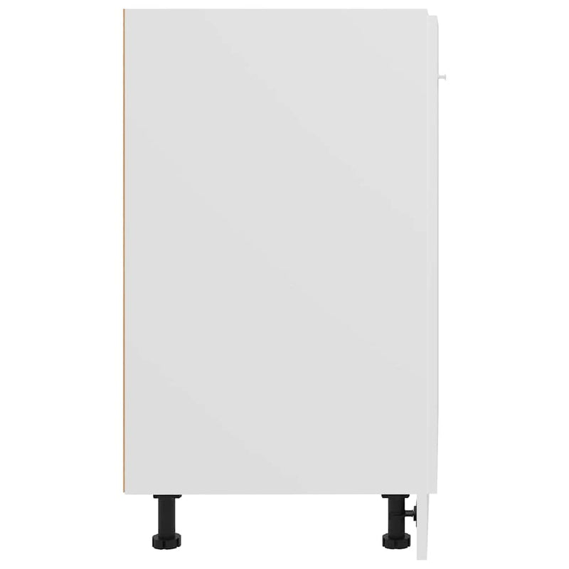 Dulap inferior “Lyon”, alb, 60 x 46 x 81,5 cm, lemn prelucrat
