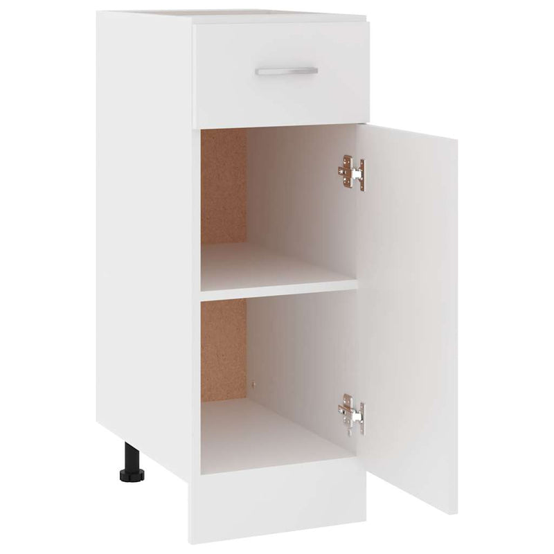 Dulap inferior cu sertar “Lyon”, alb, 30x46x81,5 cm