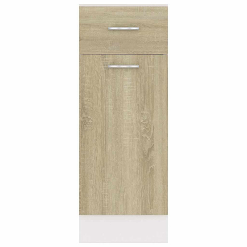 Dulap inferior cu sertar “Lyon”, stejar sonoma, 30x46x81,5 cm
