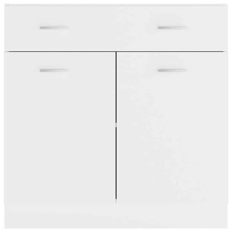 Dulap inferior cu sertar “Lyon”, alb, 80x46x81,5 cm