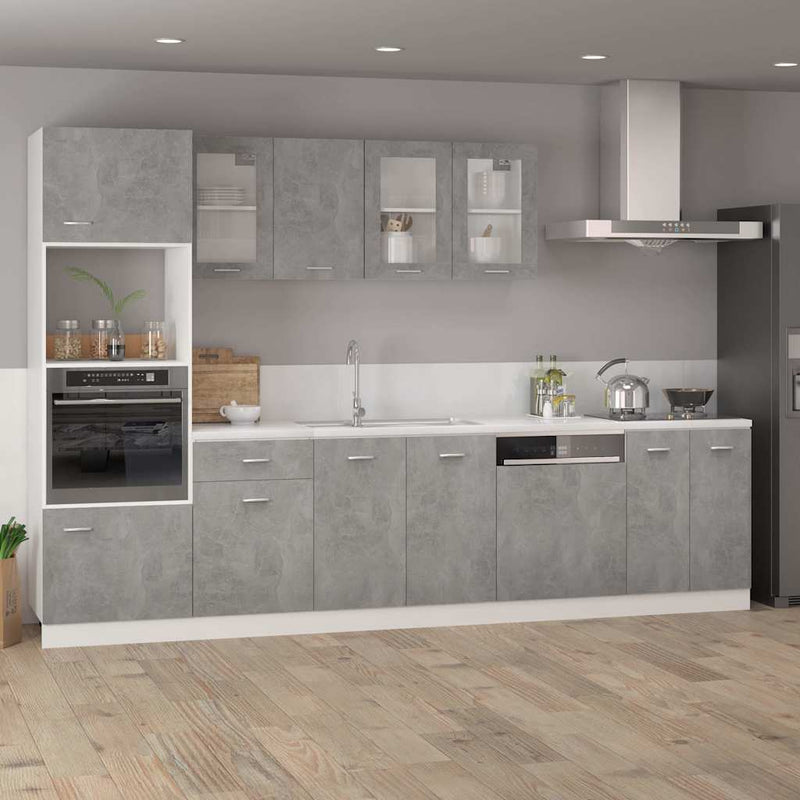 Dulap suspendat “Lyon”, gri beton, 39,5x31x60 cm