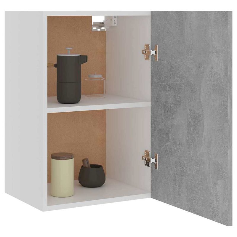 Dulap suspendat “Lyon”, gri beton, 39,5x31x60 cm