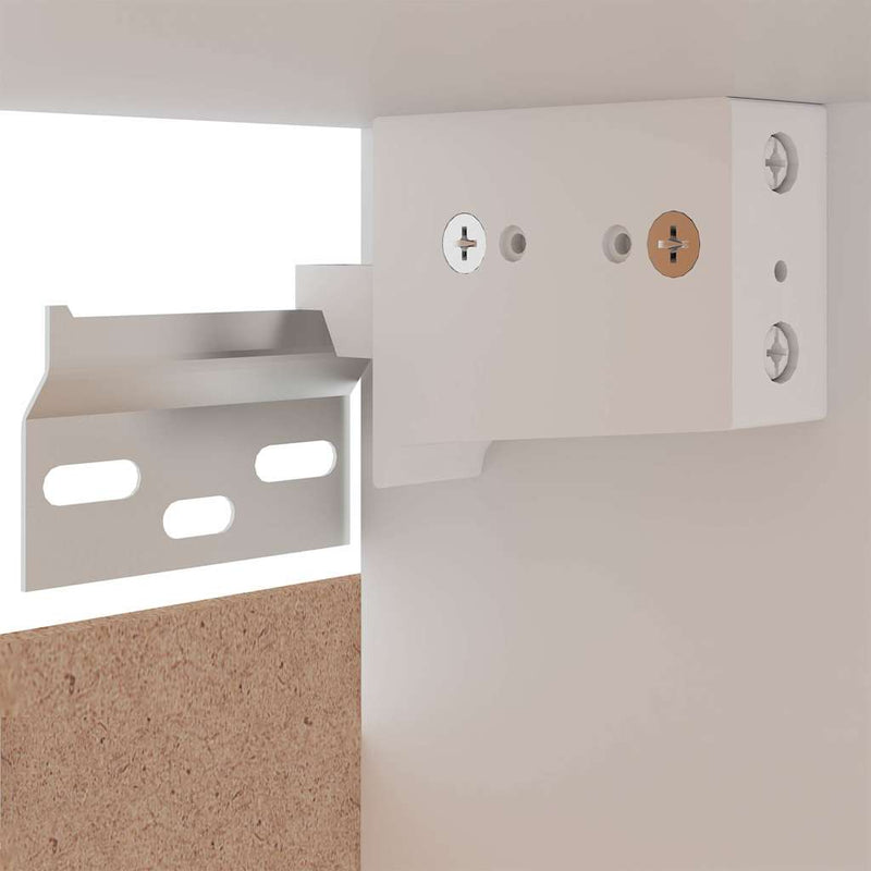 Dulap suspendat “Lyon”, alb, 80 x 31 x 60 cm, lemn prelucrat