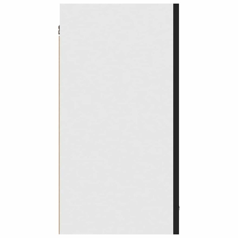 Dulap suspendat “Lyon”, negru, 80 x 31 x 60 cm, lemn prelucrat
