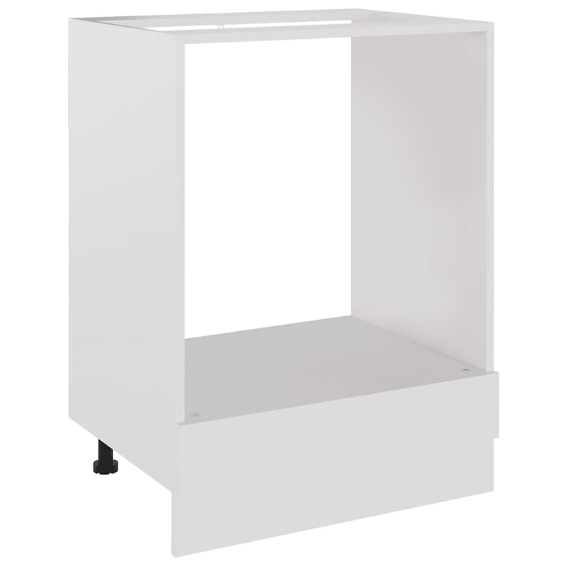 Dulap pentru cuptor "Riga", alb, 60x46x81,5 cm, lemn prelucrat