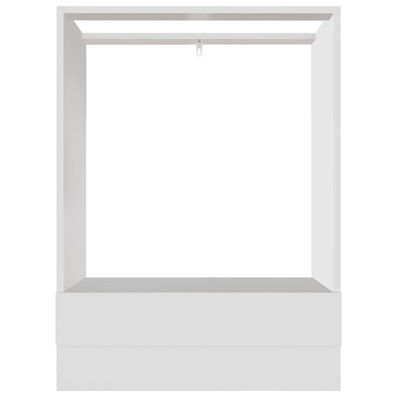 Dulap pentru cuptor "Riga", alb, 60x46x81,5 cm, lemn prelucrat