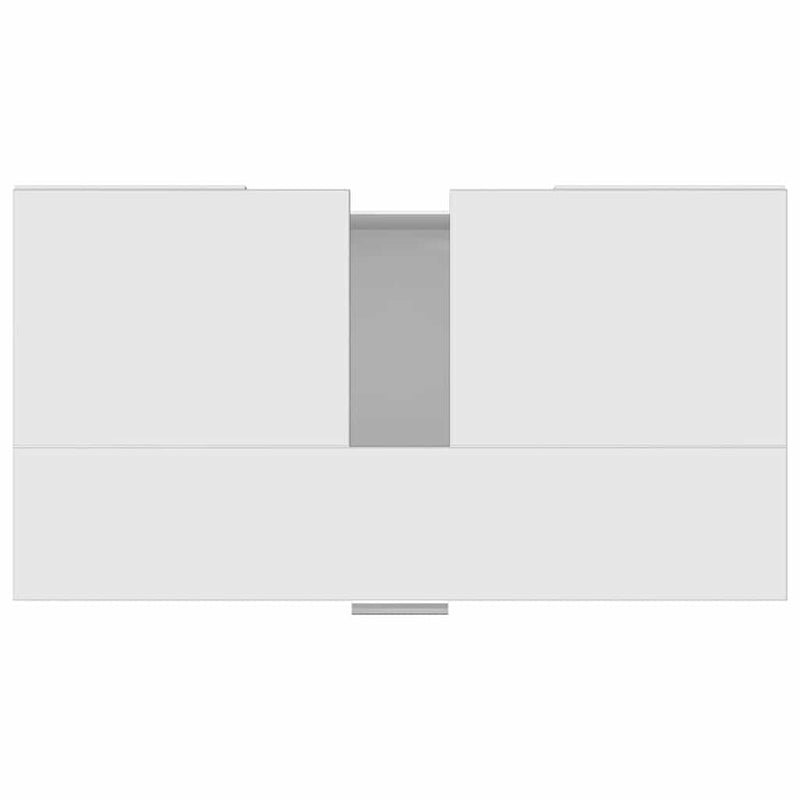 Dulap de baie, alb, 60x32x53,5 cm, lemn prelucrat