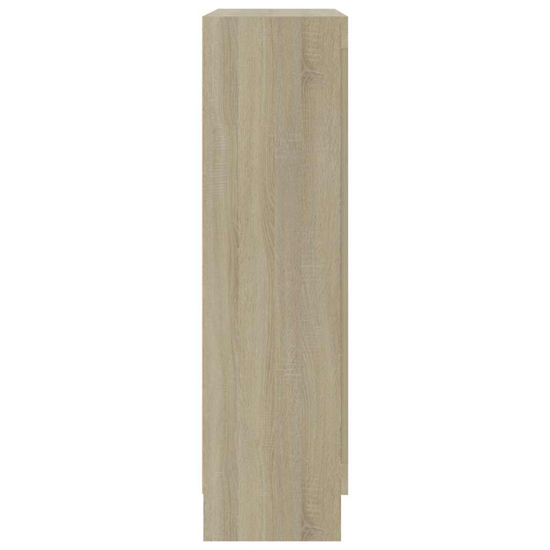 Bibliotecă, stejar sonoma, 82,5 x 30,5 x 115 cm, lemn prelucrat