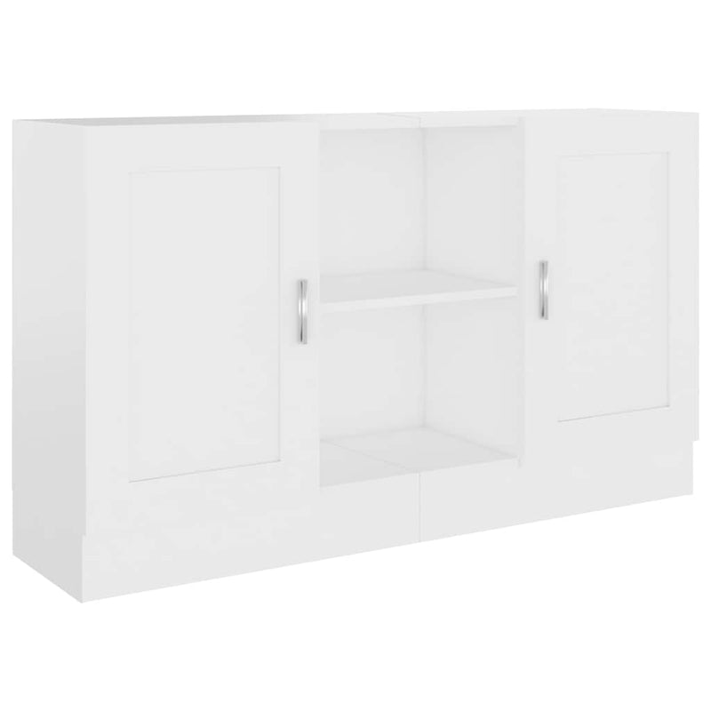 Dulap, alb, 120x30,5x70 cm, lemn prelucrat