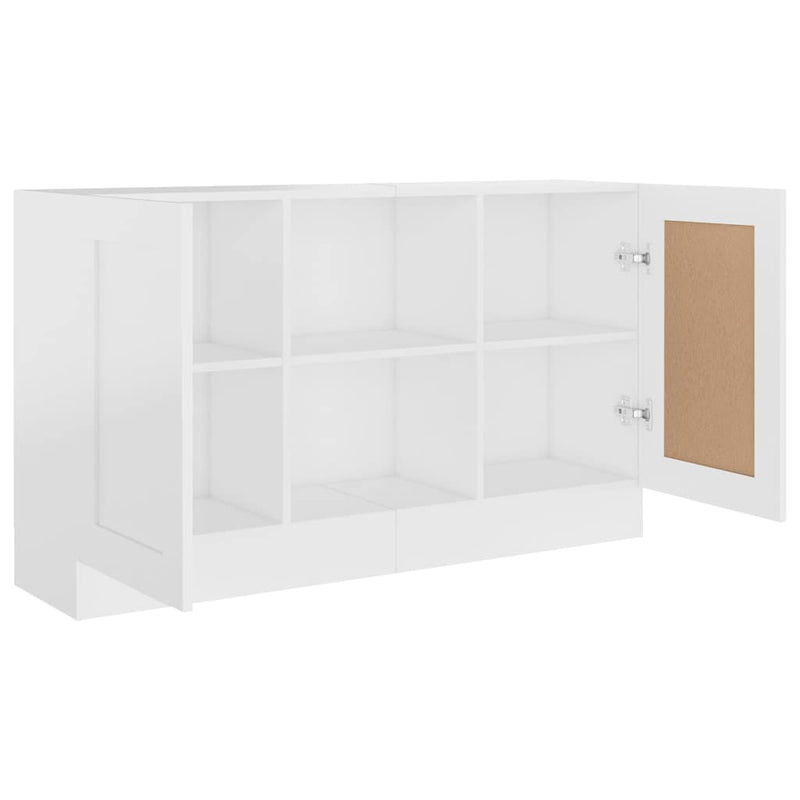 Dulap, alb, 120x30,5x70 cm, lemn prelucrat