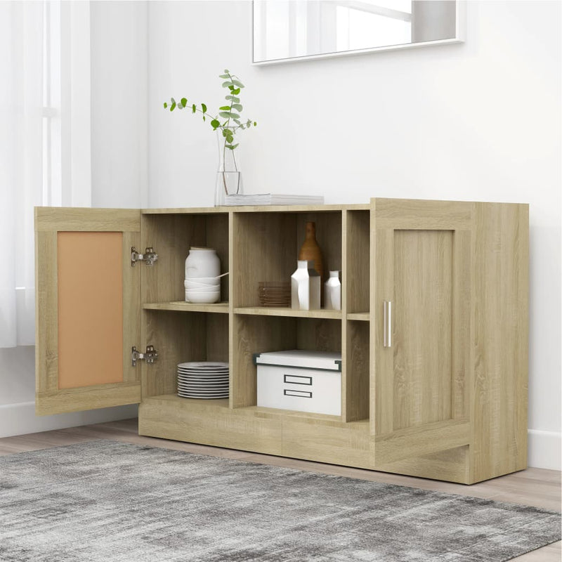 Dulap, stejar sonoma, 120x30,5x70 cm, lemn prelucrat