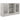 Dulap cu vitrină, gri beton, 120x30,5x70 cm, lemn prelucrat