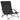 Scaune pliante 2 buc. Material textil negru