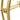Ceas de perete, auriu, 52 cm, fier