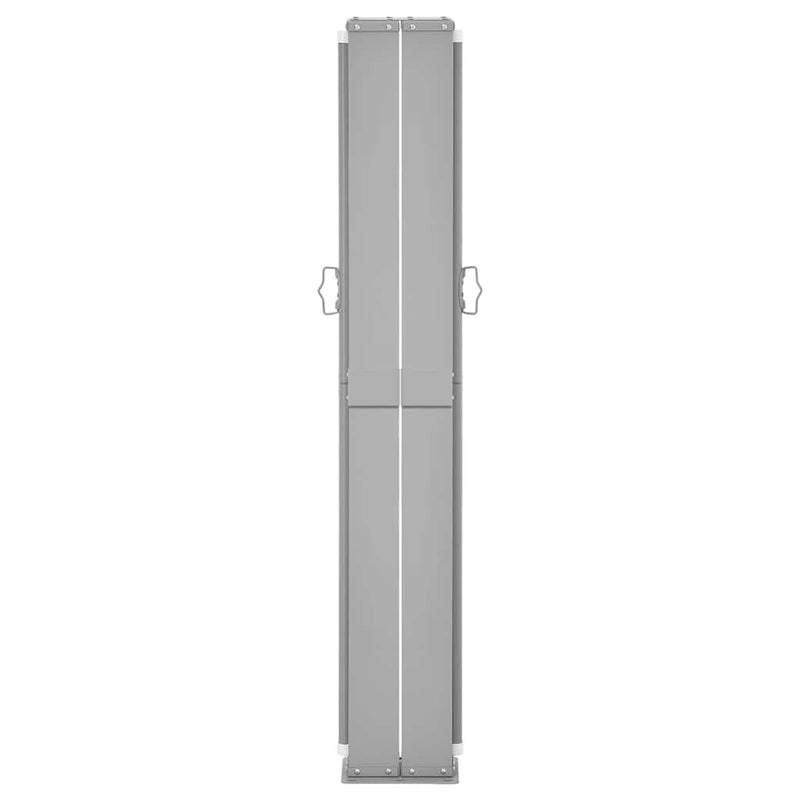 Copertină laterală retractabilă de terasă albastru 140x1200 cm