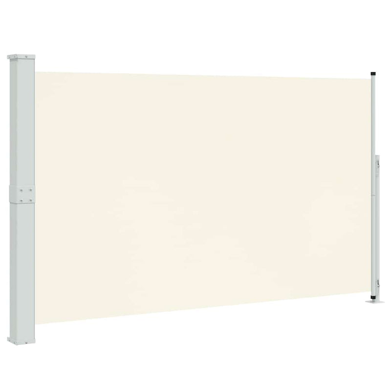 Copertină laterală retractabilă de terasă, crem, 180x314 cm
