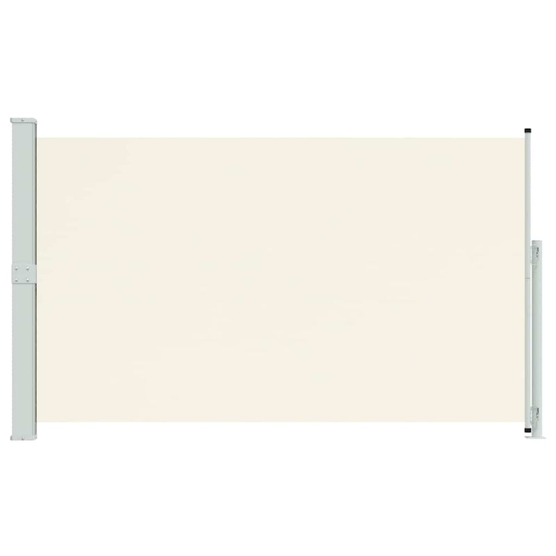 Copertină laterală retractabilă de terasă, crem, 180x314 cm