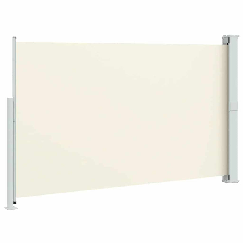 Copertină laterală retractabilă de terasă, crem, 180x314 cm