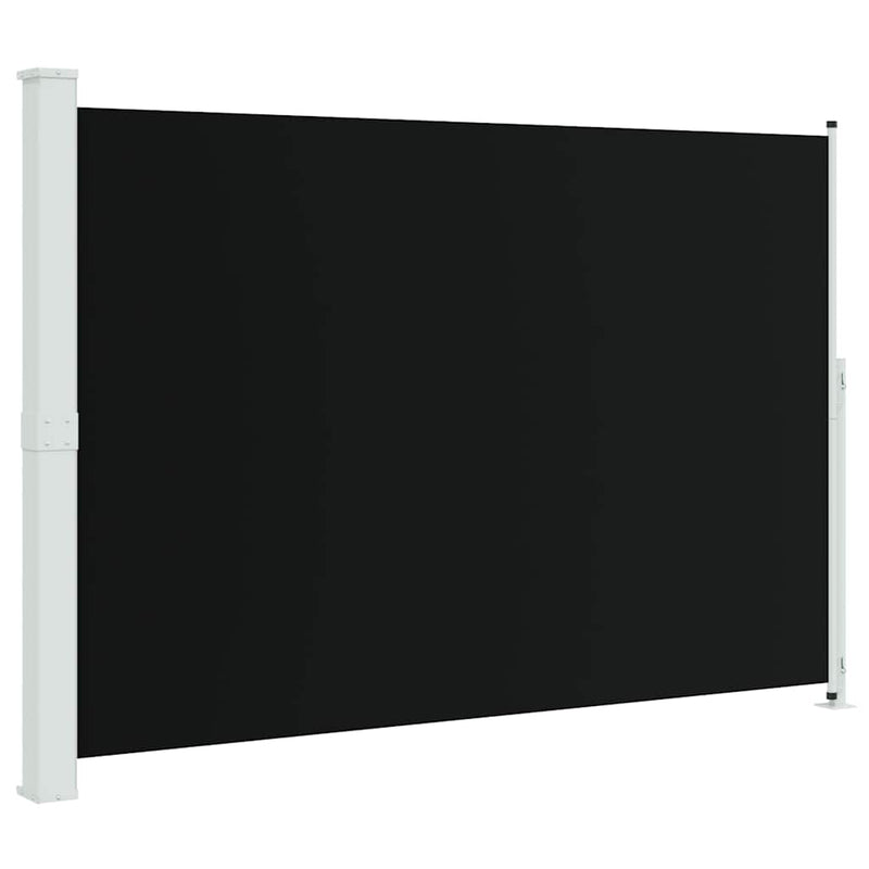 Copertină laterală retractabilă de terasă, negru, 200 x 314 cm