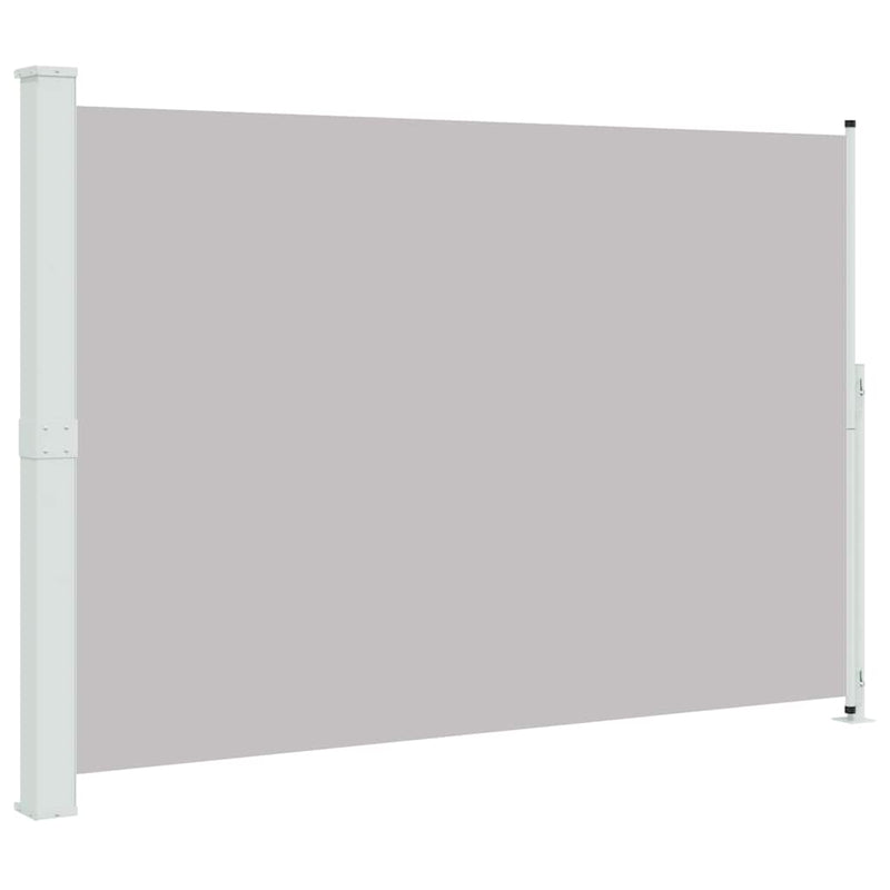 Copertină laterală retractabilă de terasă, gri, 200x314 cm
