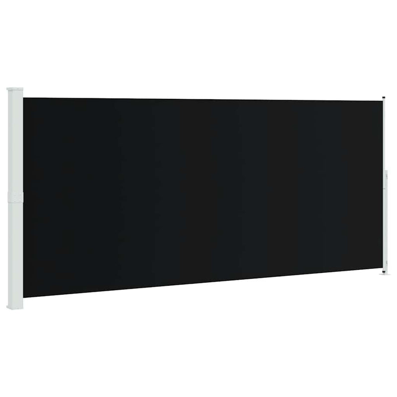 Copertină laterală retractabilă de terasă, negru, 220 x 514 cm