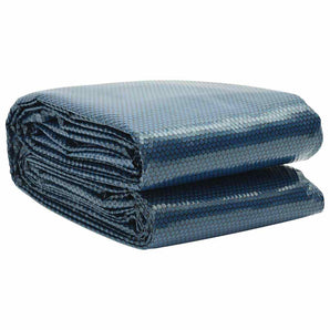 Folie solară plutitoare piscină, negru/albastru, 488 cm, PE