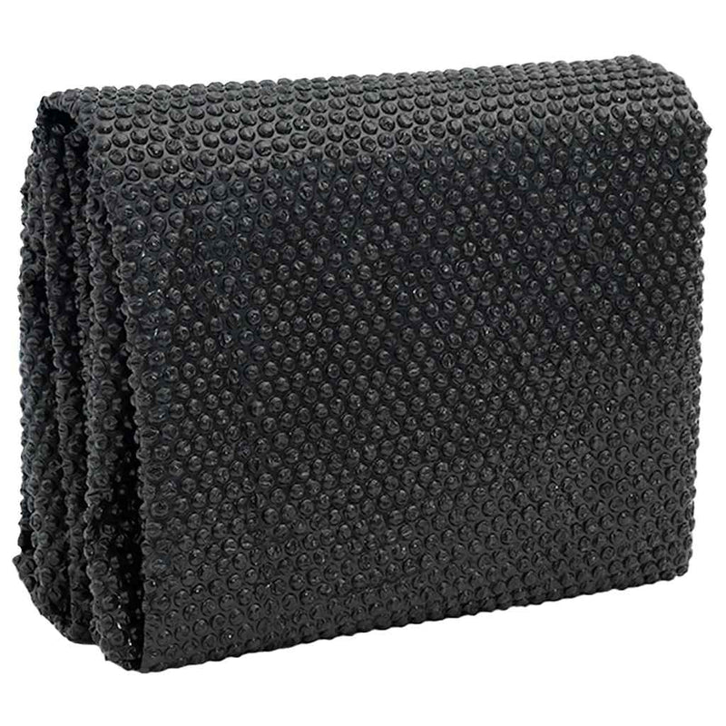 Folie solară plutitoare piscină, negru/albastru, 488 cm, PE