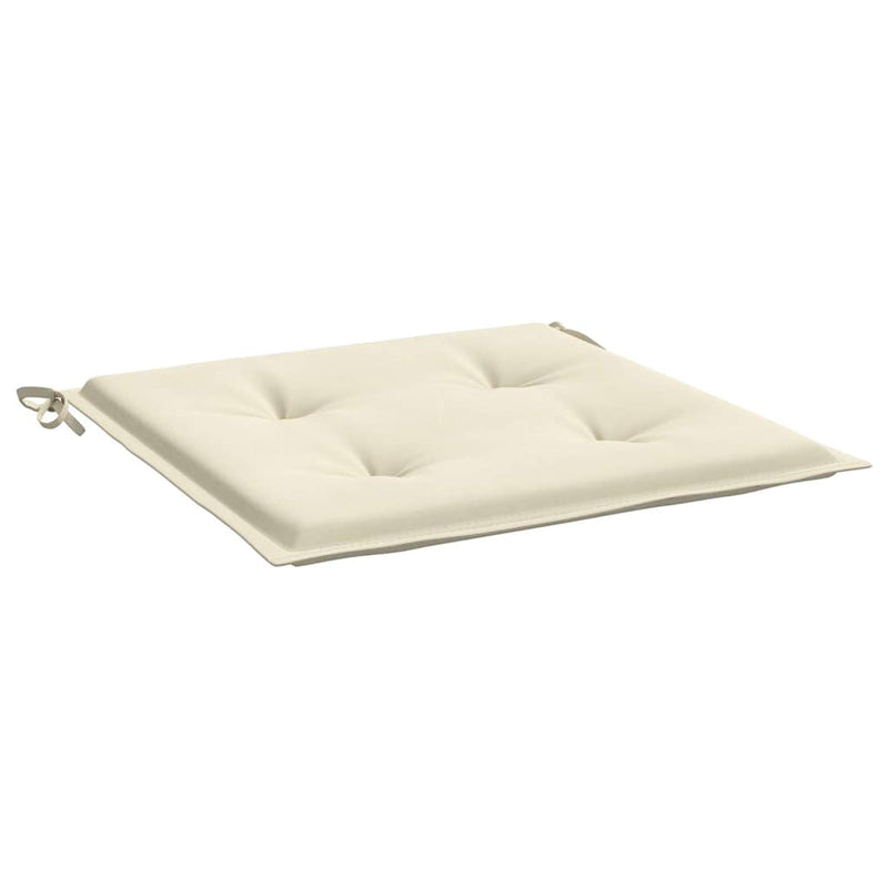Perne scaune grădină 2 buc. crem 40x40x3 cm țesătură Oxford
