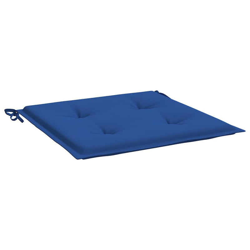 Perne scaune grădină 6 buc. albastru 50x50x3 cm țesătură Oxford