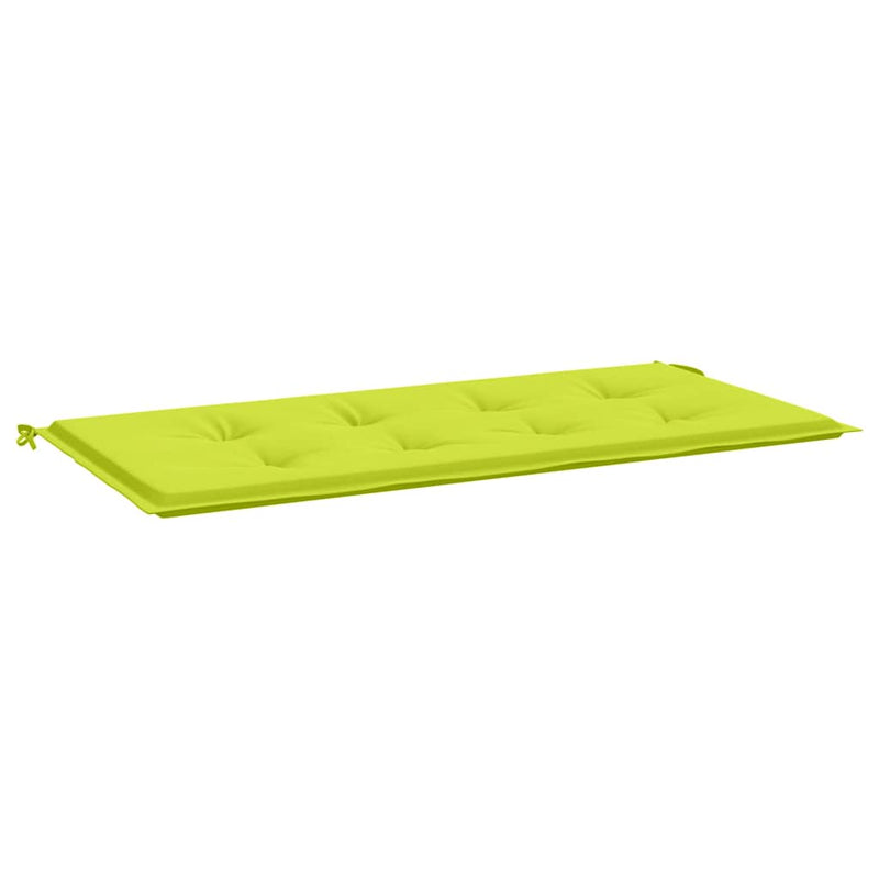 Pernă de bancă de grădină, verde, 120x50x3 cm, textil oxford