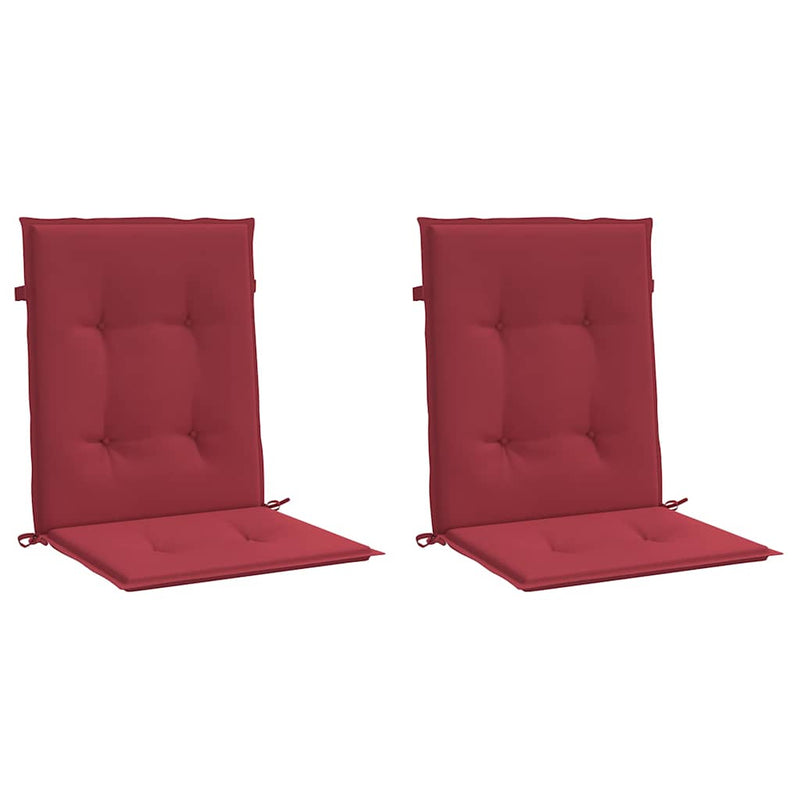 Perne pentru scaune de grădină 2 buc. Material Oxford Roșu Vin