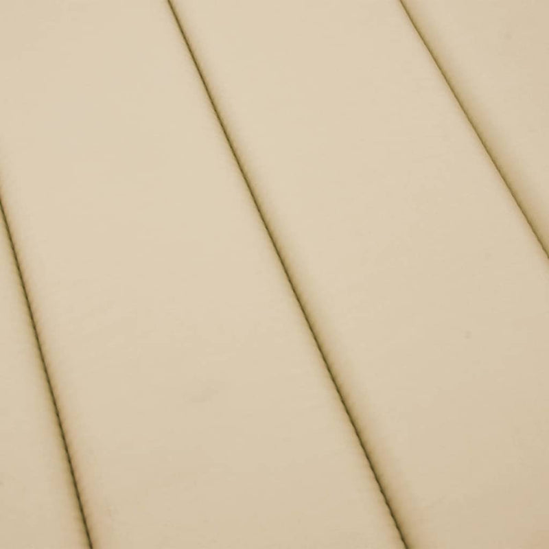 Pernă de șezlong, bej, 186x58x4 cm, textil oxford