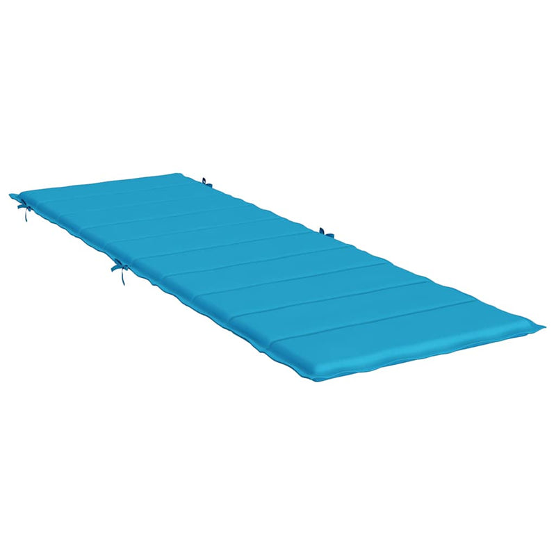 Pernă de șezlong, albastru, 186x58x4 cm, textil oxford