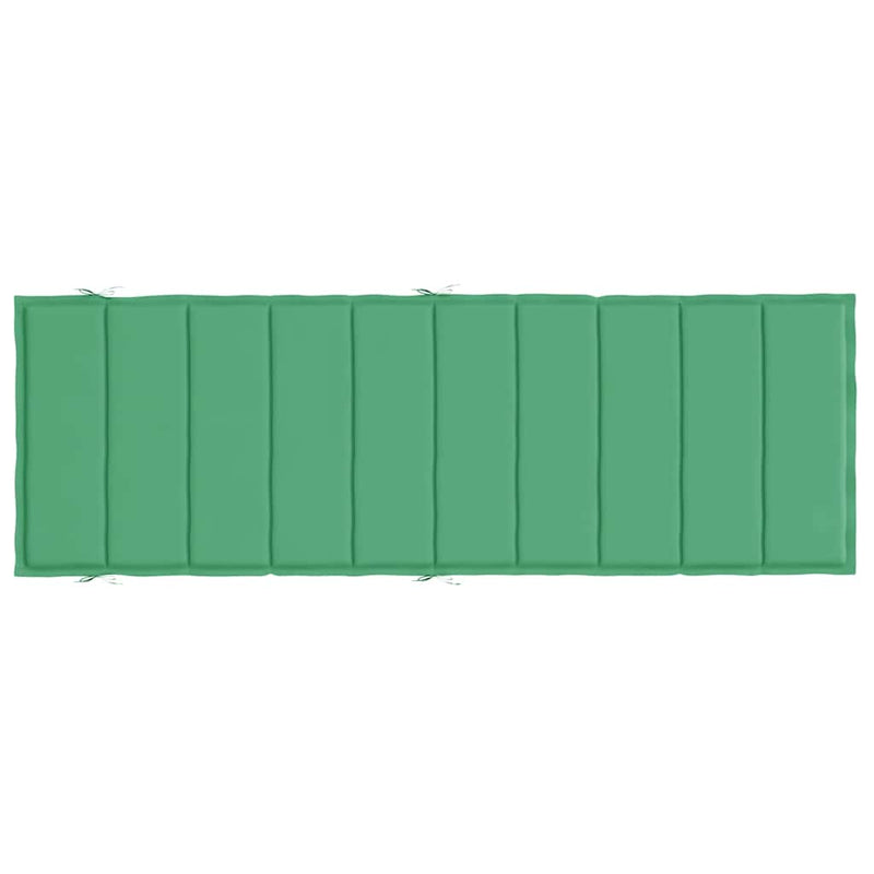 Pernă de șezlong, verde, 186x58x4 cm, textil oxford