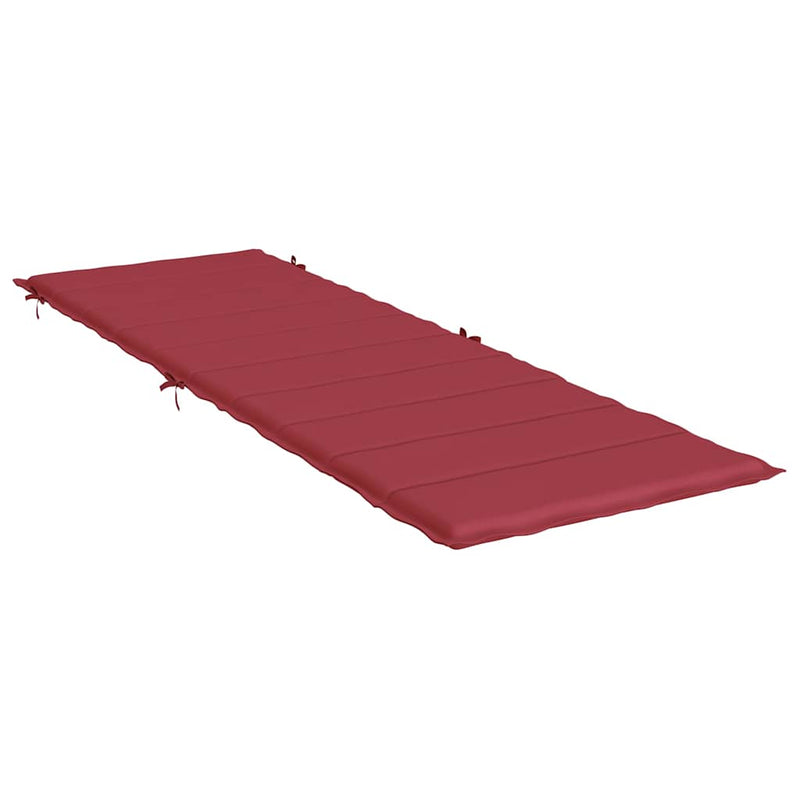 Pernă de șezlong, roșu vin, 186x58x4 cm, textil oxford